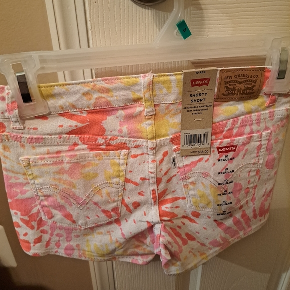 Levi's Other - Girl's Levi's Shorty Short Tye Dye Levis NWT